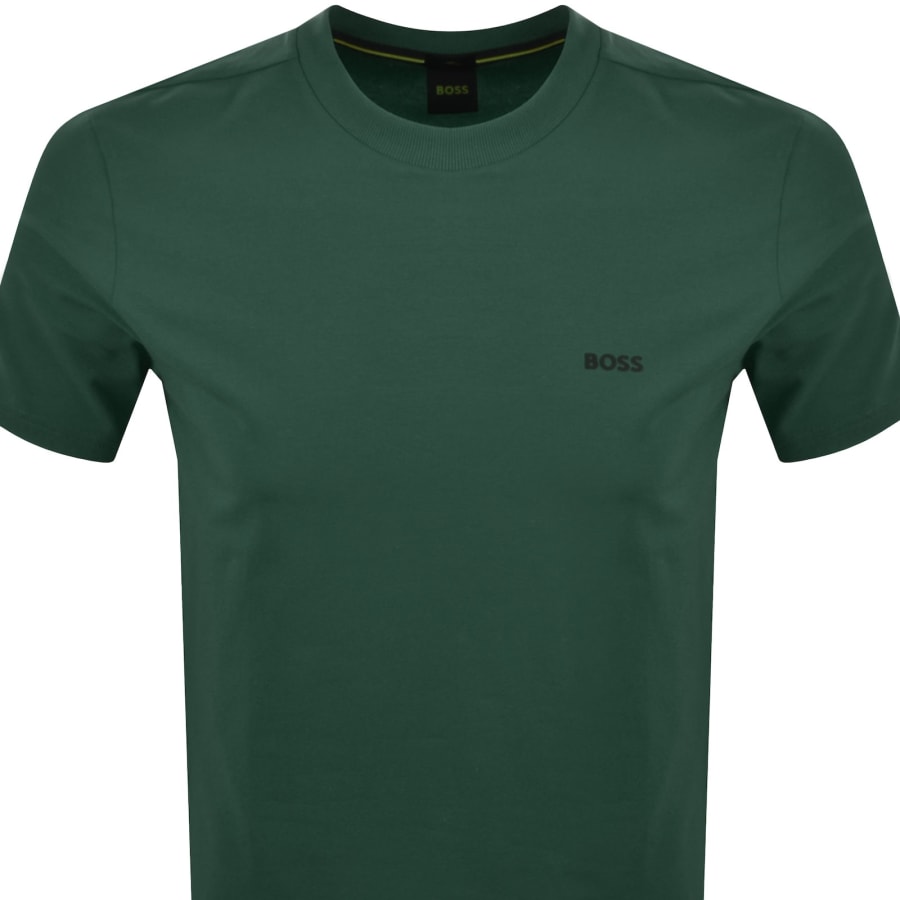 BOSS Tee T Shirt Open Green